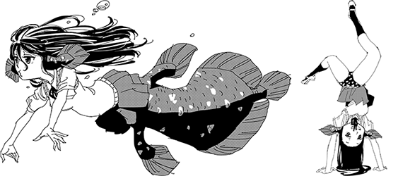 「エルフを狩るモノたち2」/矢上 裕先生によるオリジナル人魚の画像